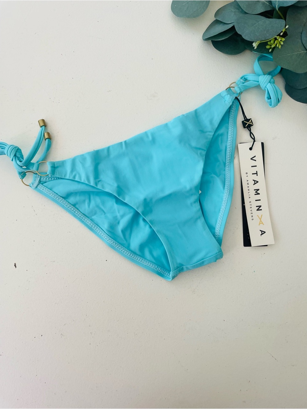 Vitamin A Celebrity Hipster Side Tie String Bikini Bottom